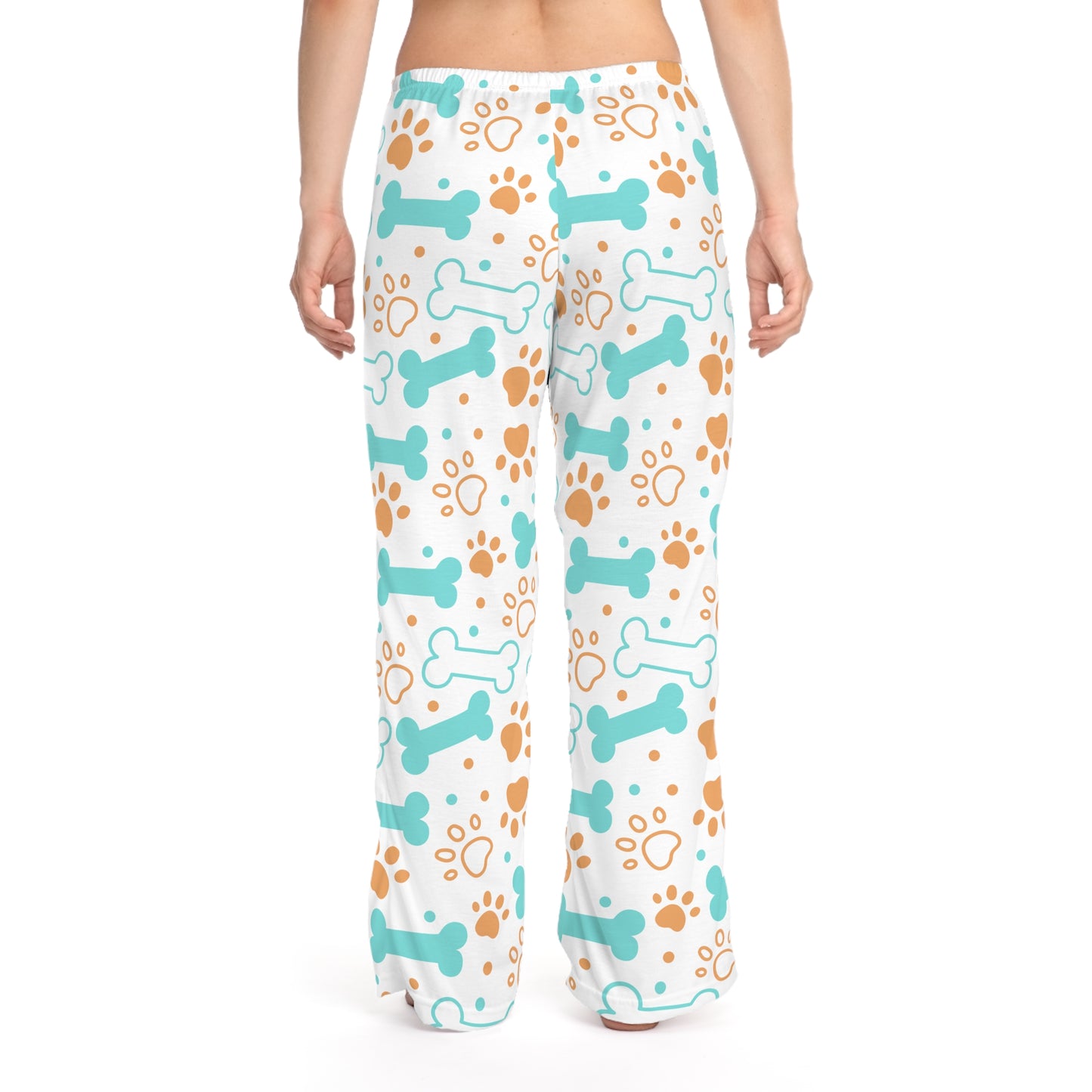 Women's Pajama Pants, Corgi, Jinxydog bones