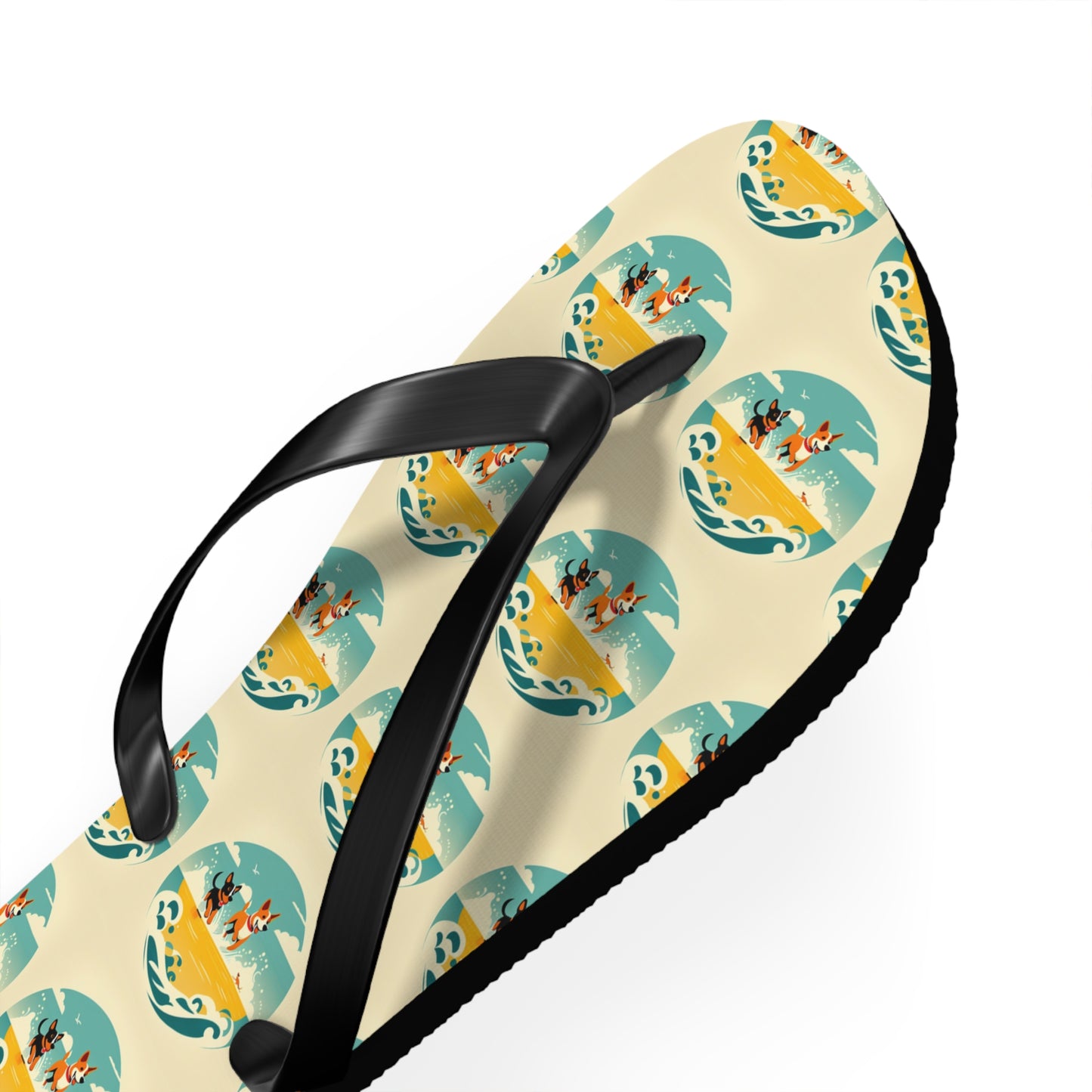 Flip Flops Dogs on a beach