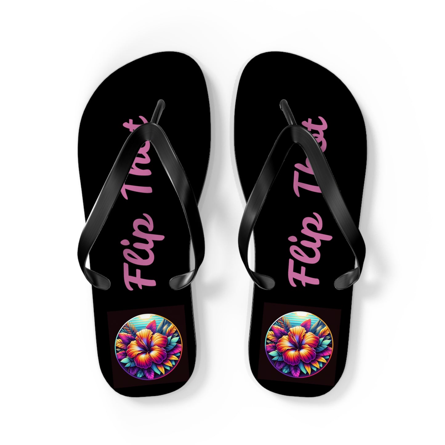 Colorful Floral Flip Flops - Summer Vibes & Fun Fashion