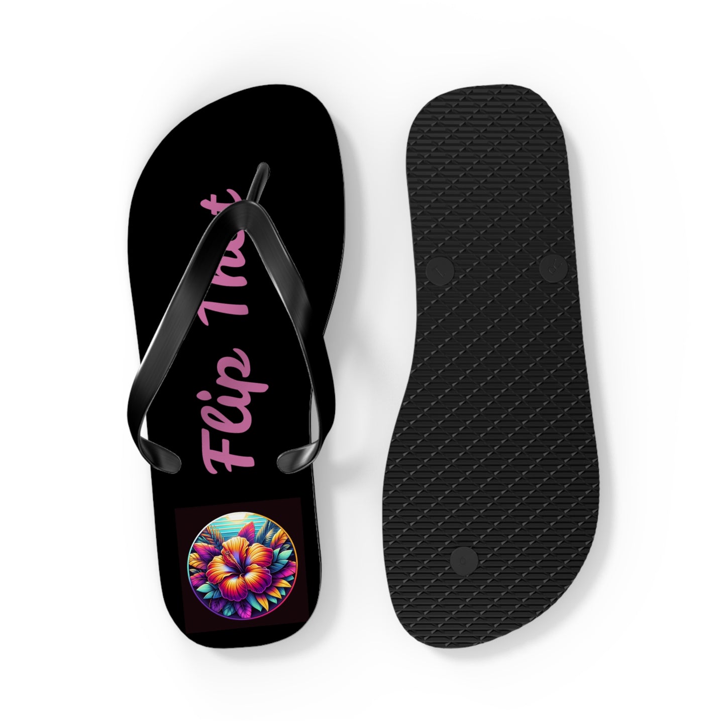 Colorful Floral Flip Flops - Summer Vibes & Fun Fashion