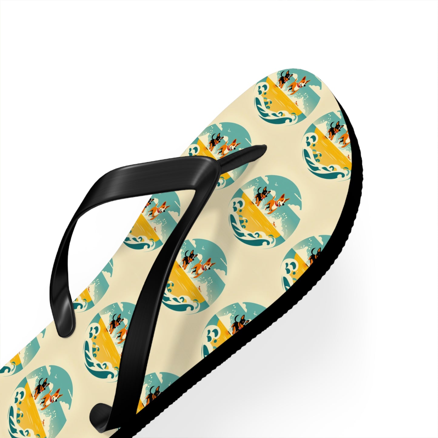 Flip Flops Dogs on a beach