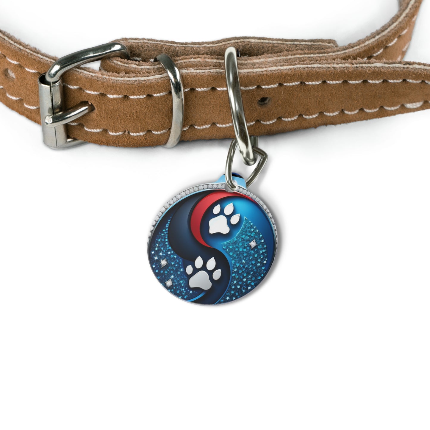 Dog Mom Matching pendant and dog tag