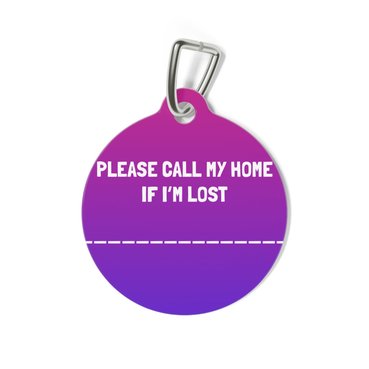 Pet Tag Jinxydog Paw Yin Yang Bling