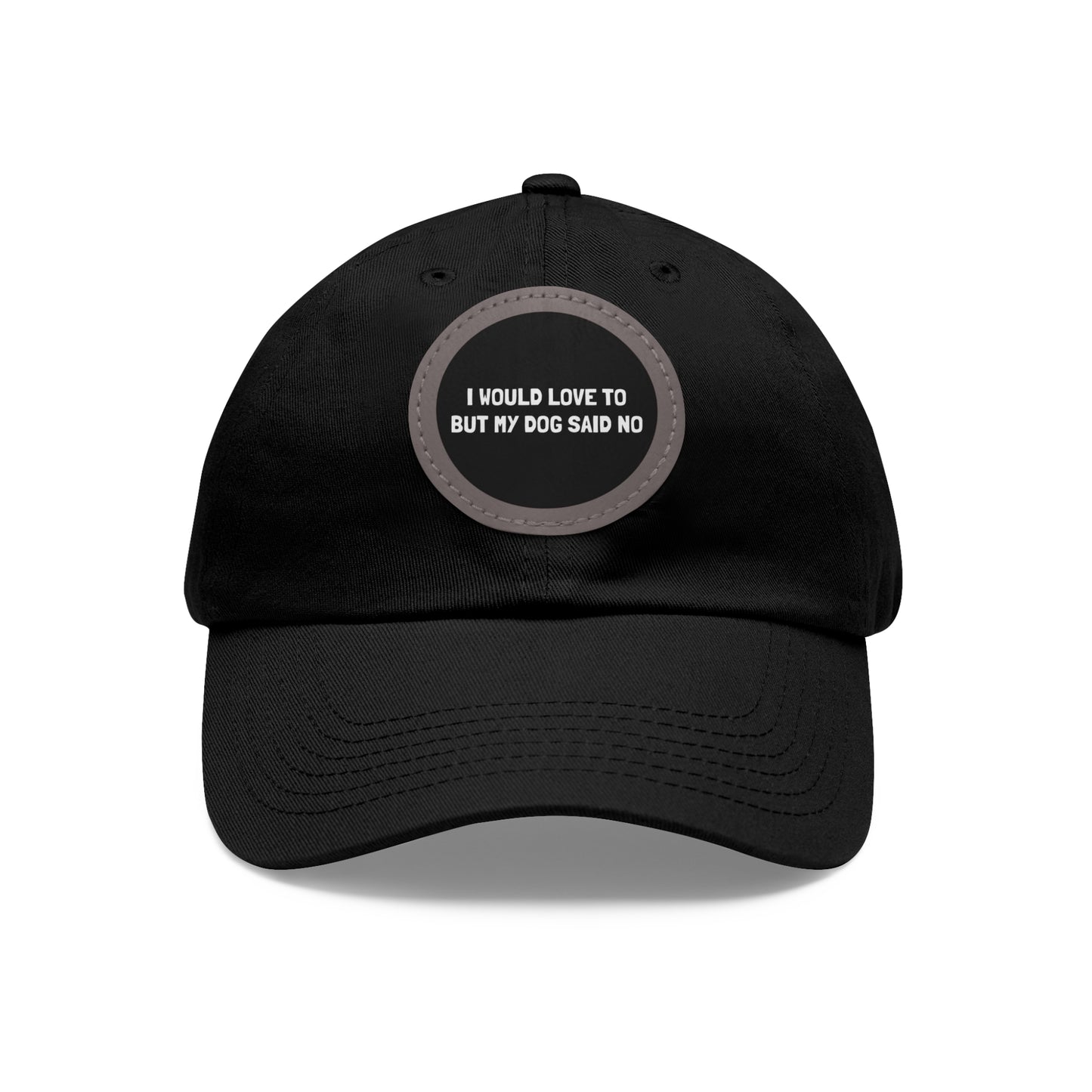 Unisex Cap Black, My Dog Said No Logo