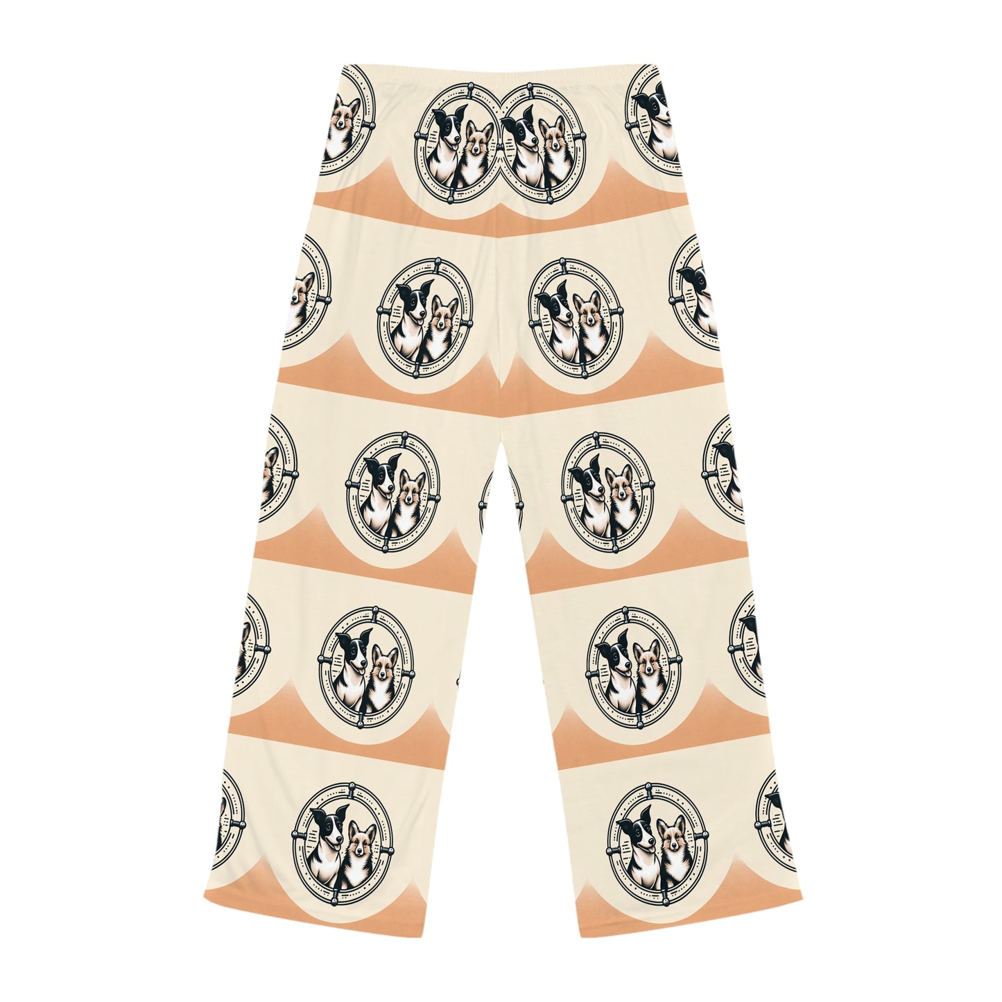 Dog Lover Women's Pajama Pants with Jack Russell and Corgi Sunshine and Jinx Print