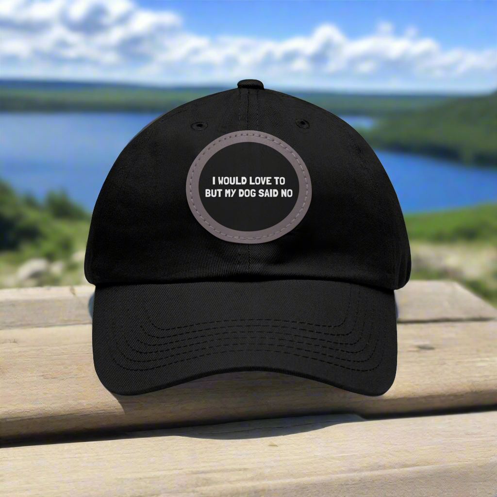 Unisex Cap Black, My Dog Said No Logo