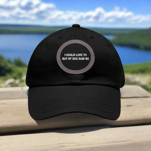 Unisex Cap Black, My Dog Said No Logo