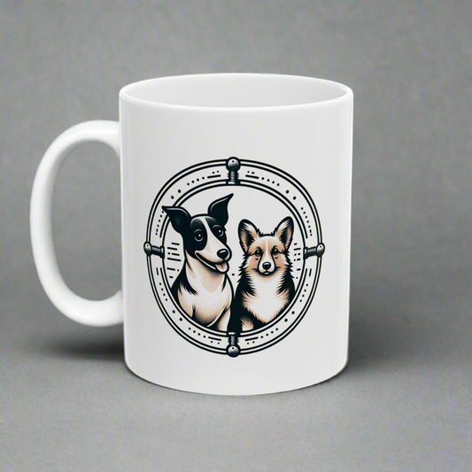 Mug - Two Dogs Named Sunshine and Jinx