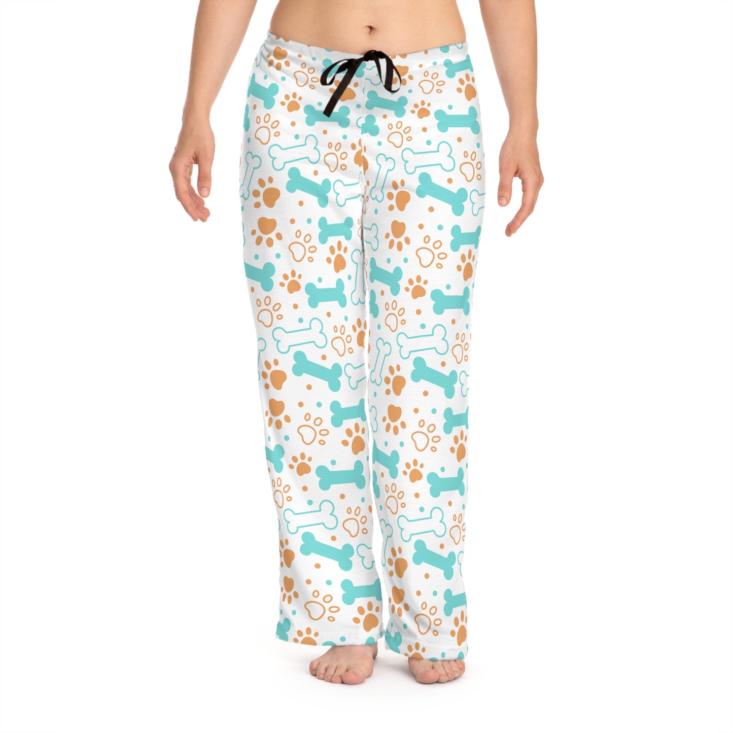 Women's Pajama Pants, Corgi, Jinxydog bones